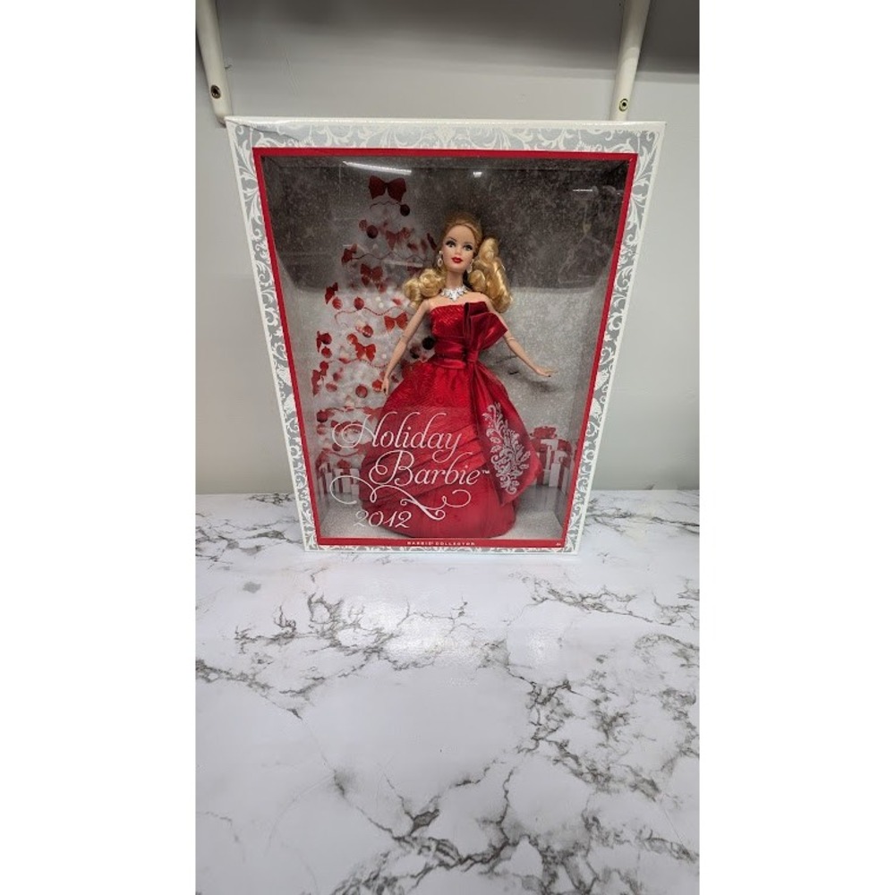 2012 Holiday Barbie Doll Collector Edition Red Gown in Original Box